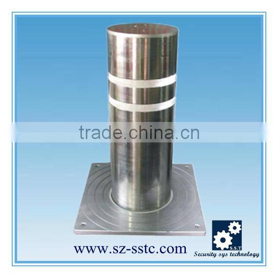 Stainless steel pipe parking bollard/Removable steel bollard