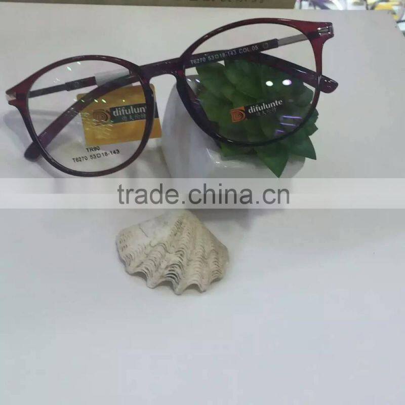 2016 Fashionable tr90 glasses old style W T6270