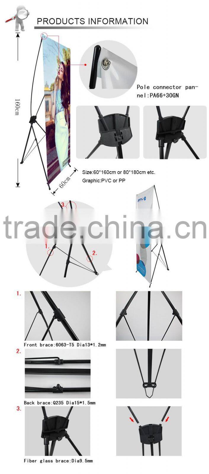 Standard X Banner /X Banner Display/X Banner Stand