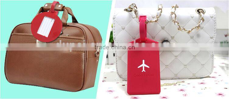 Soft PVC luggage tags with customer logos