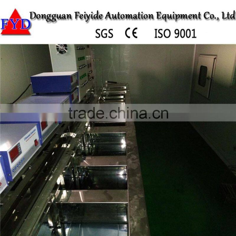 Feiyide Industrial Ultrasonic Cleaner Line for Electroplating