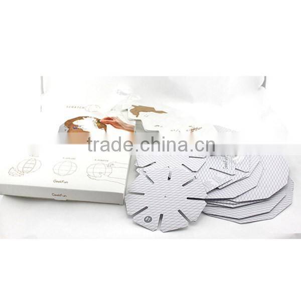 DIY Travel 3D Globe Scratch Map