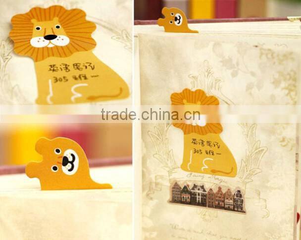 custom Self-Adhesive Feature cartoon magnetic die cut sticky notes