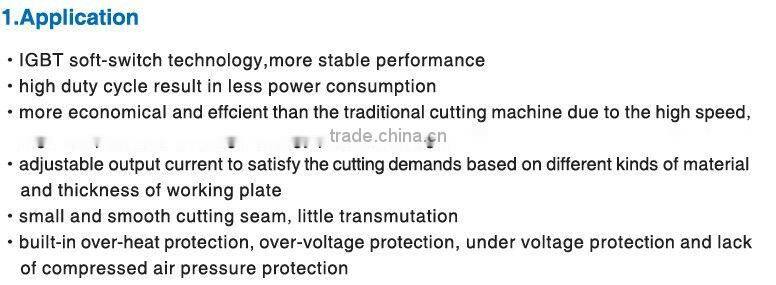 2013 NEW Inverter IGBT module LGK series DC Plasma Cutter