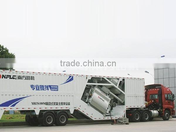 Hot sale high quality mobile concrete plants for sale with CE