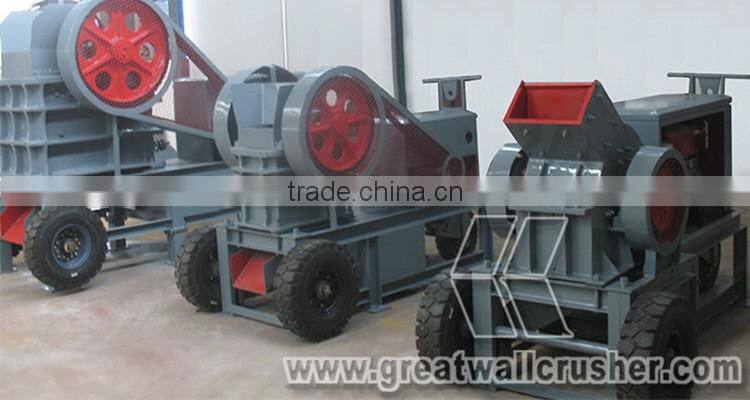 Great Wall mobile jaw crusher 150x250
