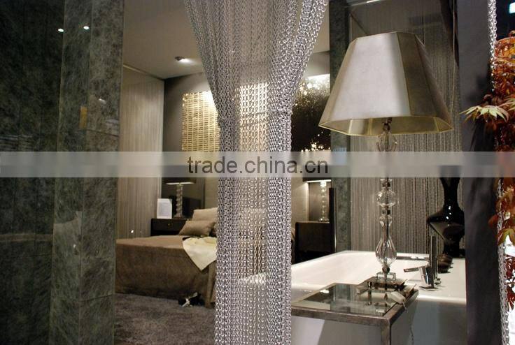 China manufacturer Aluminum chain curtain for interior decoration