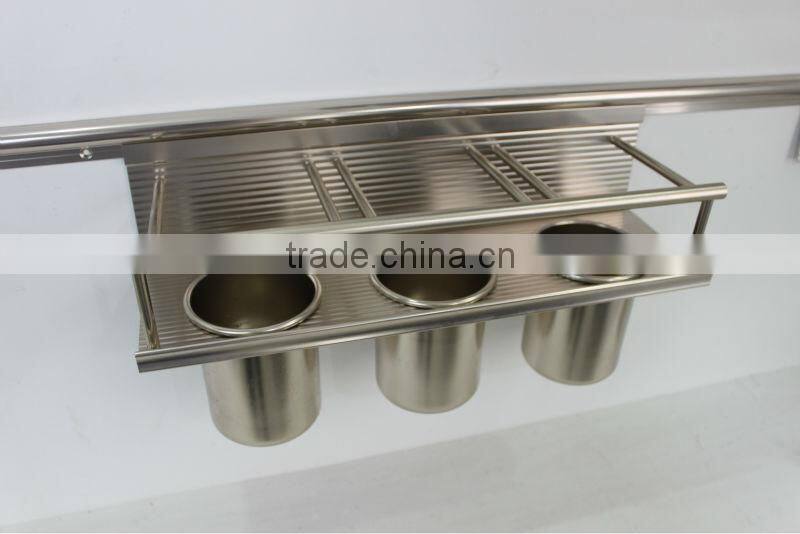 Champange kitchen hanging cabinet spice racks