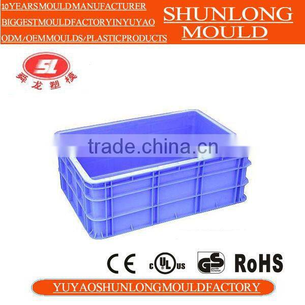 Yuyao Shunlong high quality HDPE/PP stackable plastic box mould