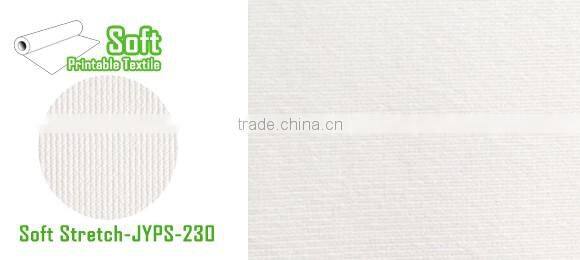 Tension display stretch fabric for exhibition frame systems