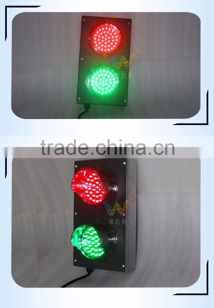 Customized mould 100mm red green signal traffic light on sale