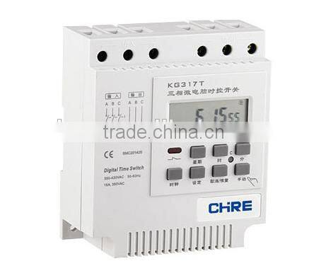 Three-phase Micro-computer digital timer switch KG317T