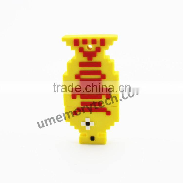 Cartoon Fish pixel style 128mb 512mb usb drive