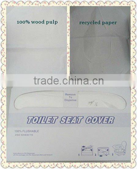 1/4 Disposable Paper Toilet Seat Cover