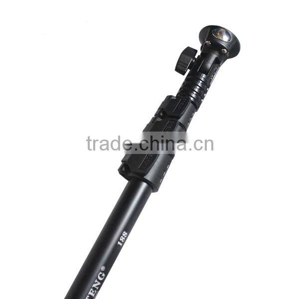 Extendable Handheld Monopod With Clip Mount Holder For Smartphones