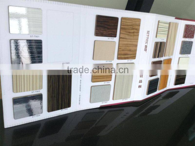 mdf/plywood /particle board decorative panel with high gloss uv coating on surface