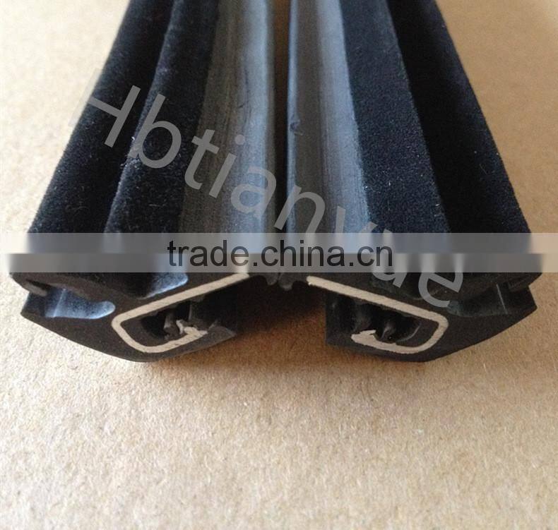 EPDM rubber wooden door and window seals with yellow tape