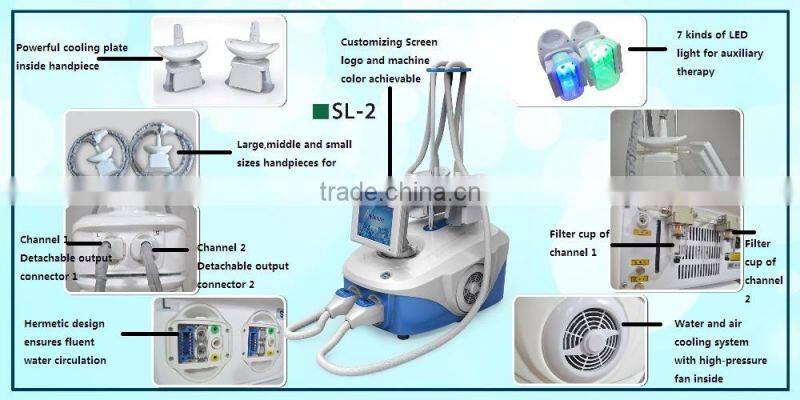 2016 cryo body slimming and anti cellulite machine