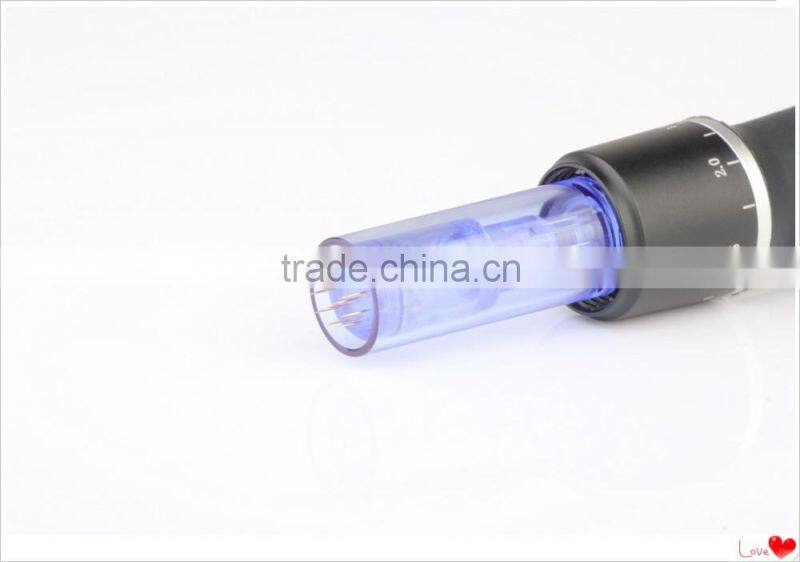 2015 electric derma pen, microneedle Dr.Pen with 12 needle cartridge
