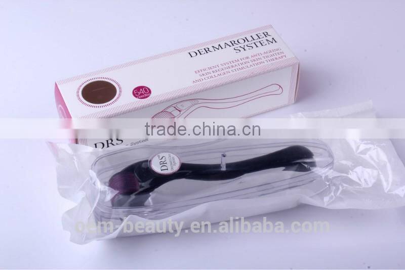 titanium derma roller disk needle derma roller skin vibrating derma roller for hair loss treatment