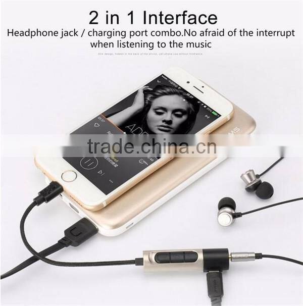 Earphone headset adapter for iphone 7&3.5mm audio jack converter