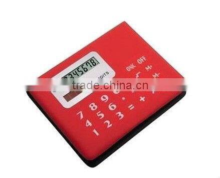 8 Digital solar cell gift Calculator with Momo/ calculator