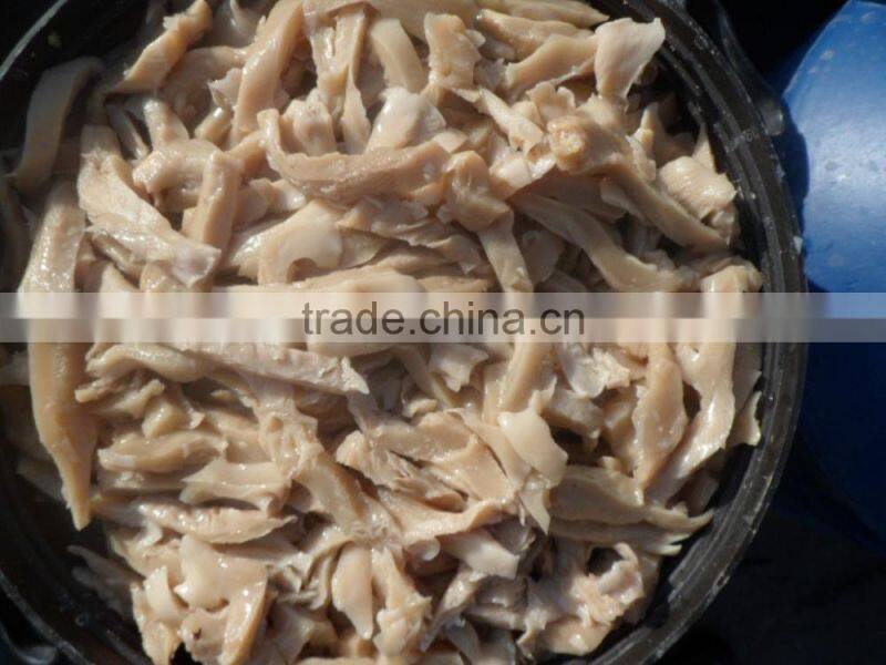 strip oyster mushroom in brine sliced oyster mushrooms salted brined oyster mushroom