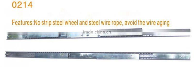 Steel Ball Bearing Slide Rail for Dining Table dimension 1400mm 1250mm 1050mm