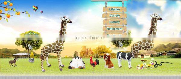 life size simulated animal giant panda plastic toy