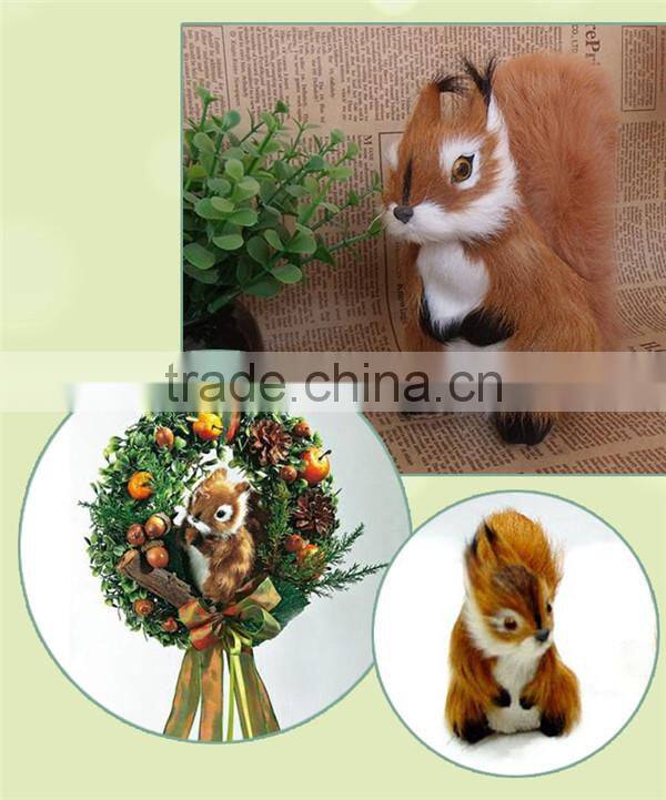 New design animated black animal toy bulk plastic squirrel