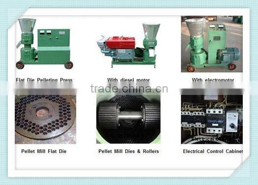 2017 promotion MKL series gear box automatic lubricating wood pellet machine