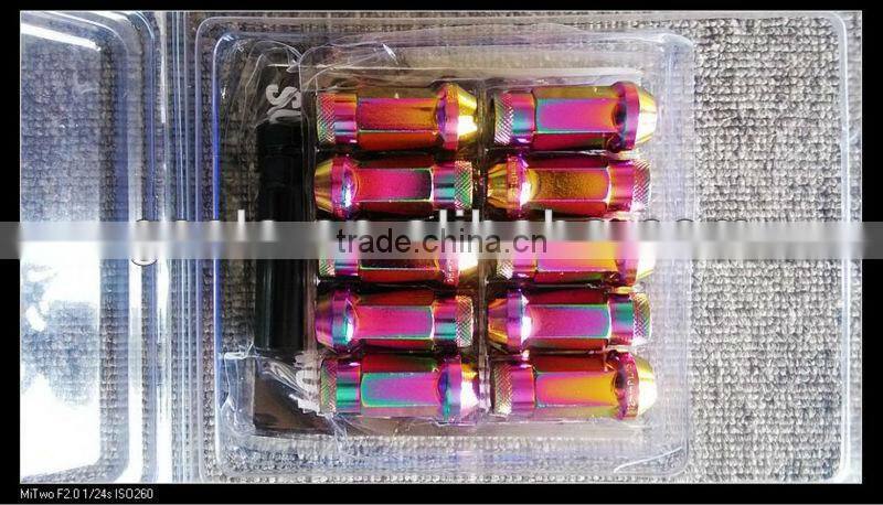 Wheel nuts D1 Spec M12 x 1,25 52 mm , aluminium, golden, open top, 20 pcs