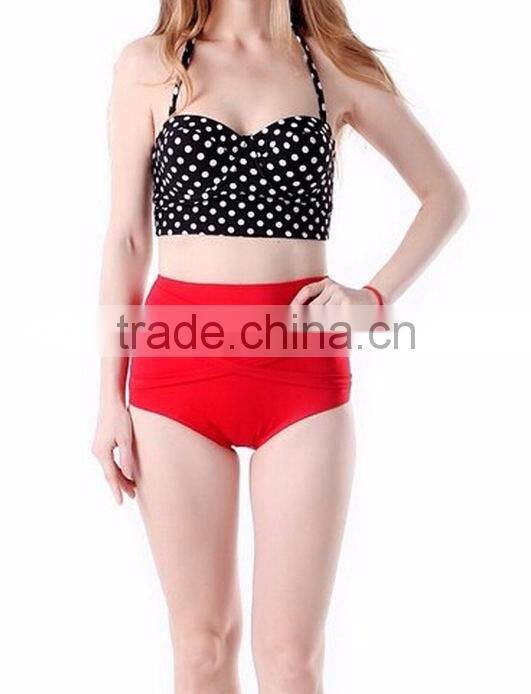 2016 new arrive high waisted bikini
