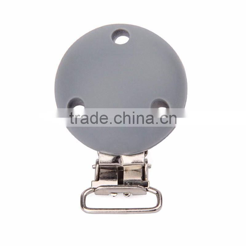 Wholesale Silicone Silicone Rounded Shape Clip Assemble with Pacify