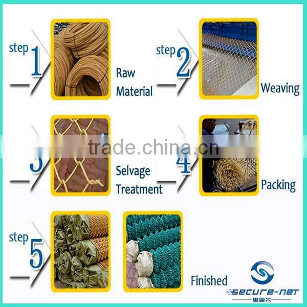 High Quality Galvanised Chain Link Fence PVC Coated Welded Diamond Fence Panels