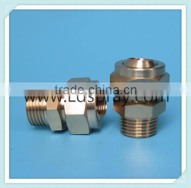 1/4 female thread with 1/4 male thread brass 36275 adjustable ball swivel joint connector