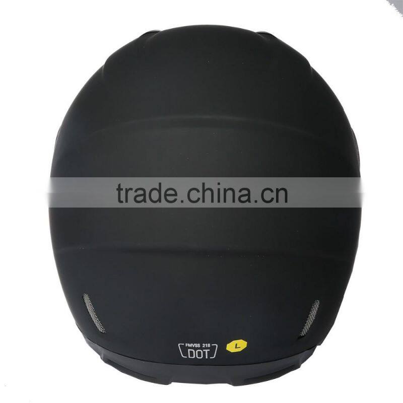 Dual Visor Matte Black Street Sport Bike Full Face Motorcycle Helmet M/L/XL
