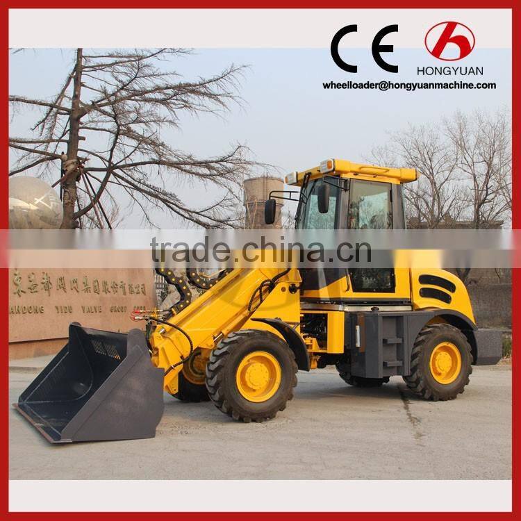1.5ton telescopic wheel loader/stable telescopic landing leg for rock and dirt