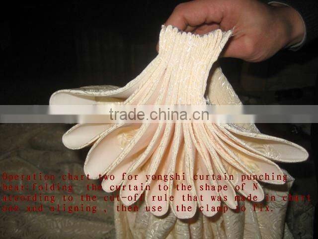 high quality beautiful flower design window curtains making machine 57#