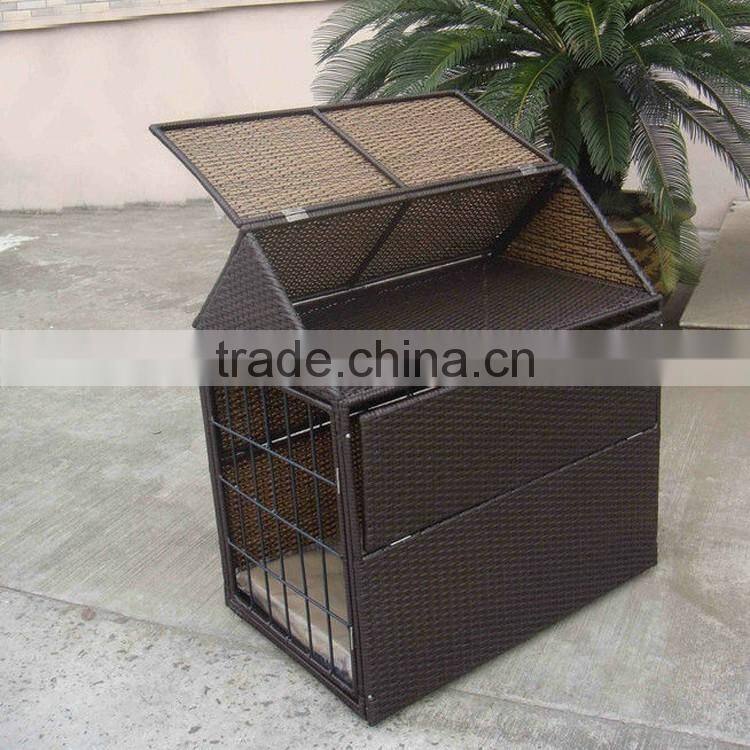 Best wicker & metal craft outdoor cat or dog using waterproof pet house