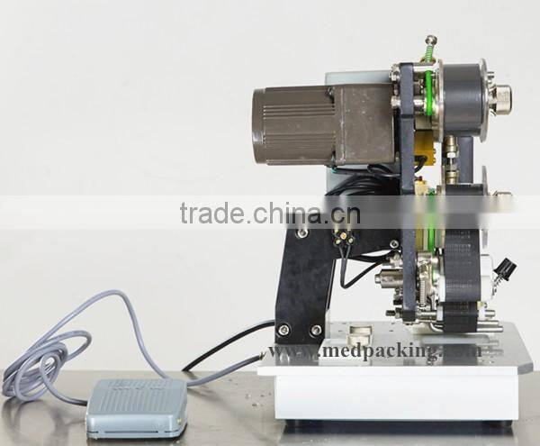 Semi-automatic 1-3 line Date Coding Machine Electric Ribbon Coding Printer
