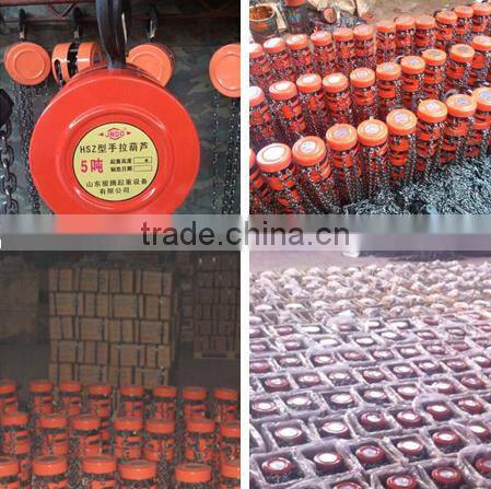 round hand tools chain lifting block/hoist