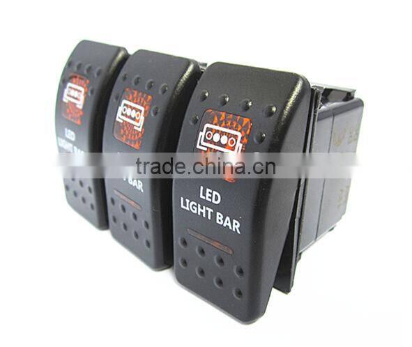 plastic waterproof rocker switch for car/motorcycle