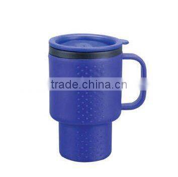 BPA free double wall travel mug travel cup with lid
