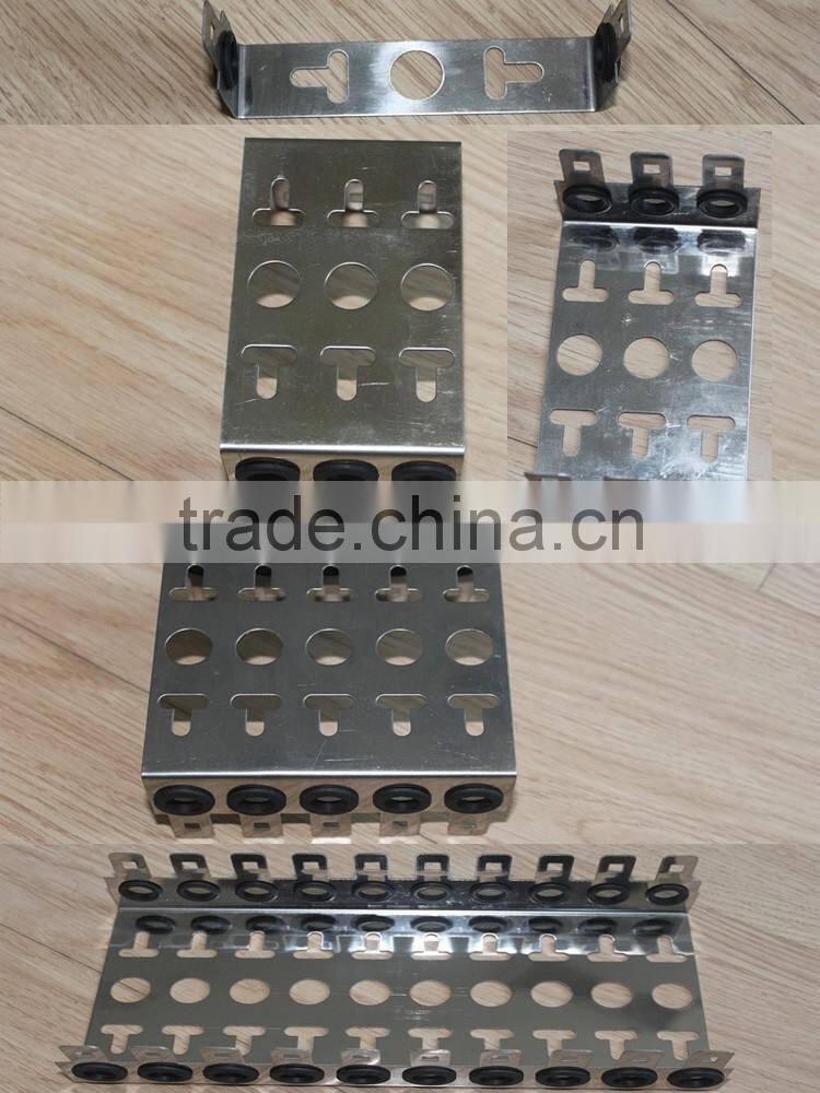 LSA mounting bracket,stainless steel LSA krone back mount frame 1way,3way,5way,10day