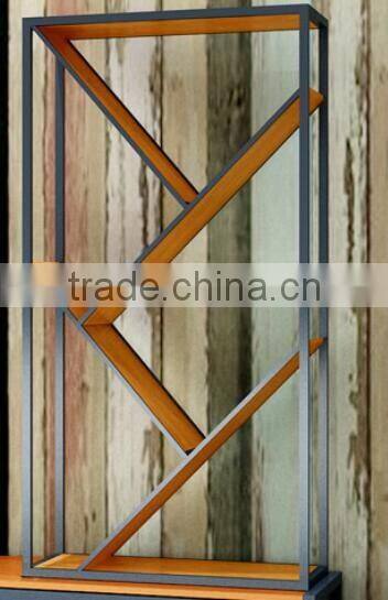 winsome design new arrival metal legs wooden antique shelf