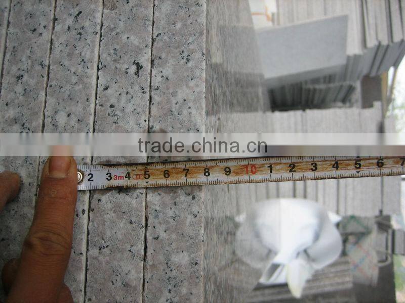 G687 Peach Red Indoor Granite Stair Steps polished bevelled