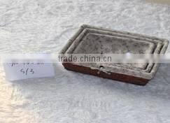 FSC wholesale 100% Handmade Nature bakery wicker bread basket