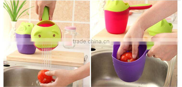 Q116 children's baby shampoo bailer plastic ladle /plastic scoop