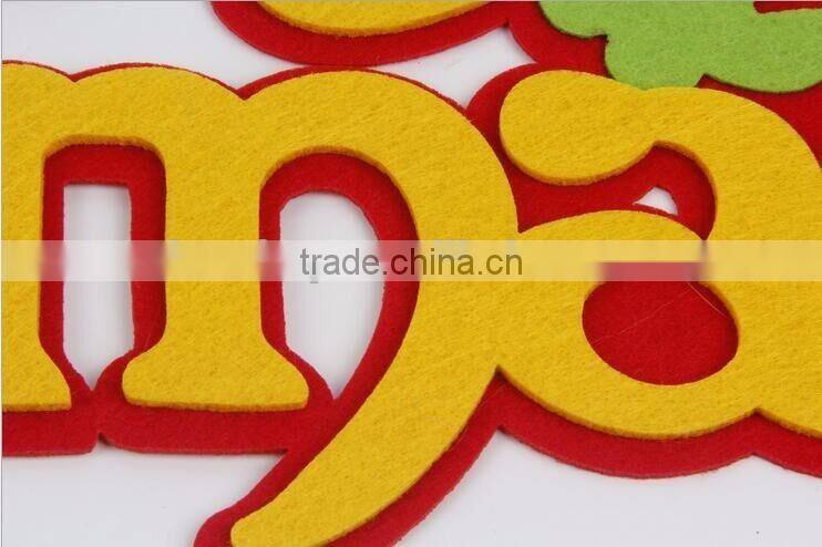 Christmas Decorative English Letters Hanging Merry Christmas Words Alphabet For Window Showcase Decorations